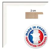 Cadre photo mural 21x30 / 21 x 30 Cadre Blanc 2 cm de largeur cadre en bois