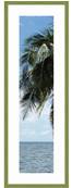 Cadre Photo avec Passe-Partout Super Blanc pour image 25x91 ou 91 x 25 cm cadres Vert Olive 2 cm de largeur Cadre en bois
