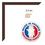 Cadre photo mural 10x15 / 10 x 15 Cadre Wengé Classique 2.3 cm de largeur cadre en bois
