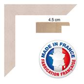 Cadre photo mural 10x15 / 10 x 15 Cadre Blanc Cassé 4.5 cm de largeur cadre en bois