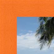 Cadre photo mural 10x15 / 10 x 15 Cadre Orange 2 cm de largeur cadre en bois