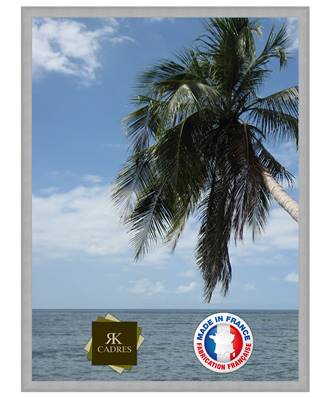 Cadre photo mural 10x15 / 10 x 15 Cadre Argent moderne 2.3 cm de largeur cadre en bois