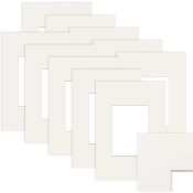 10 x Passe-Partout Blanc pour Photos 15 x 20 cm (10 x 15 cm)