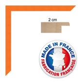 Cadre photo mural 10x15 / 10 x 15 Cadre Orange 2 cm de largeur cadre en bois