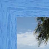Cadre photo mural 10x15 / 10 x 15 Cadre Bleu Ciel 3 cm de largeur cadre en bois