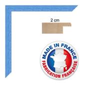 Cadre photo mural 10x15 / 10 x 15 Cadre Bleu Ciel 2 cm de largeur cadre en bois