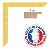 Cadre photo mural 10x15 / 10 x 15 Cadre Jaune Moutarde 3 cm de largeur cadre en bois