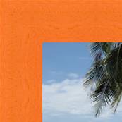 Cadre photo mural 10x15 / 10 x 15 Cadre Orange 3 cm de largeur cadre en bois
