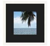 Cadre Photo avec Passe-Partout Noir pour image 13x13 ou 13 x 13 cm cadres Blanc 2 cm de largeur Cadre en bois