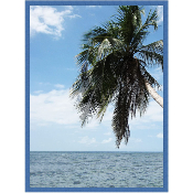 Cadre Photo Mural 20x25 cm bleu