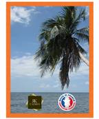 Cadre photo mural 10x15 / 10 x 15 Cadre Orange 3 cm de largeur cadre en bois
