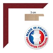 Cadre photo mural 10x15 / 10 x 15 Cadre Bordeau 3 cm de largeur cadre en bois